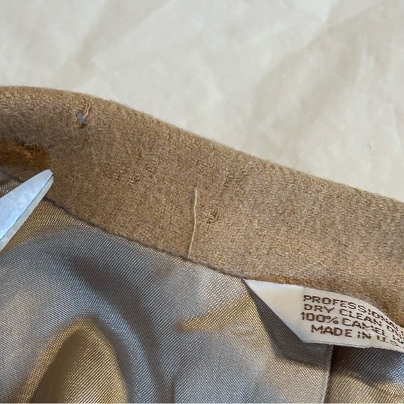Hunt Valley Camel Hair Blazer Mens 42L Tan - Picture 14 of 15